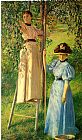Orchard Canvas Paintings - The Pear Orchard